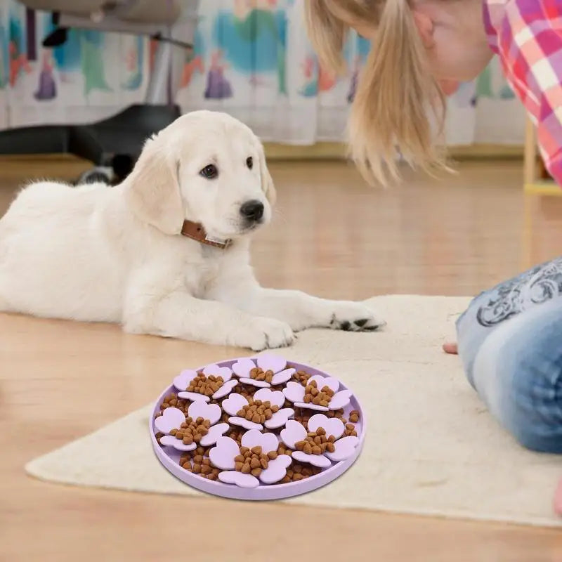 Dog Lick Mat Dogs Cats Slow Food Bowls With Suction Cup Feeding Food Silicone Lick Pad Dog Slow Feeders Pet Treat Dispenser