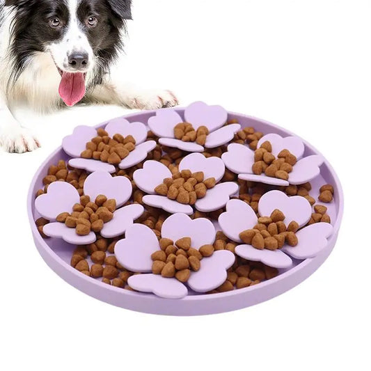 Dog Lick Mat Dogs Cats Slow Food Bowls With Suction Cup Feeding Food Silicone Lick Pad Dog Slow Feeders Pet Treat Dispenser