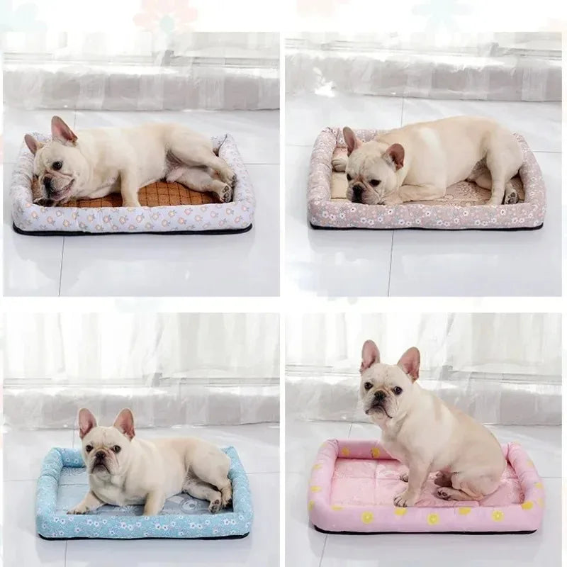 Dog Mat Cooling Sofa Pet Accessories Bed Small Breeds Dogs Blanket Cushions Products Baskets Large Big Cushion Pets Puppy Beds